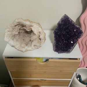 Amethyst and Moroccan geode